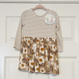 Little Sleepies Daisy Daydream Twirl Dress with Bodysuit